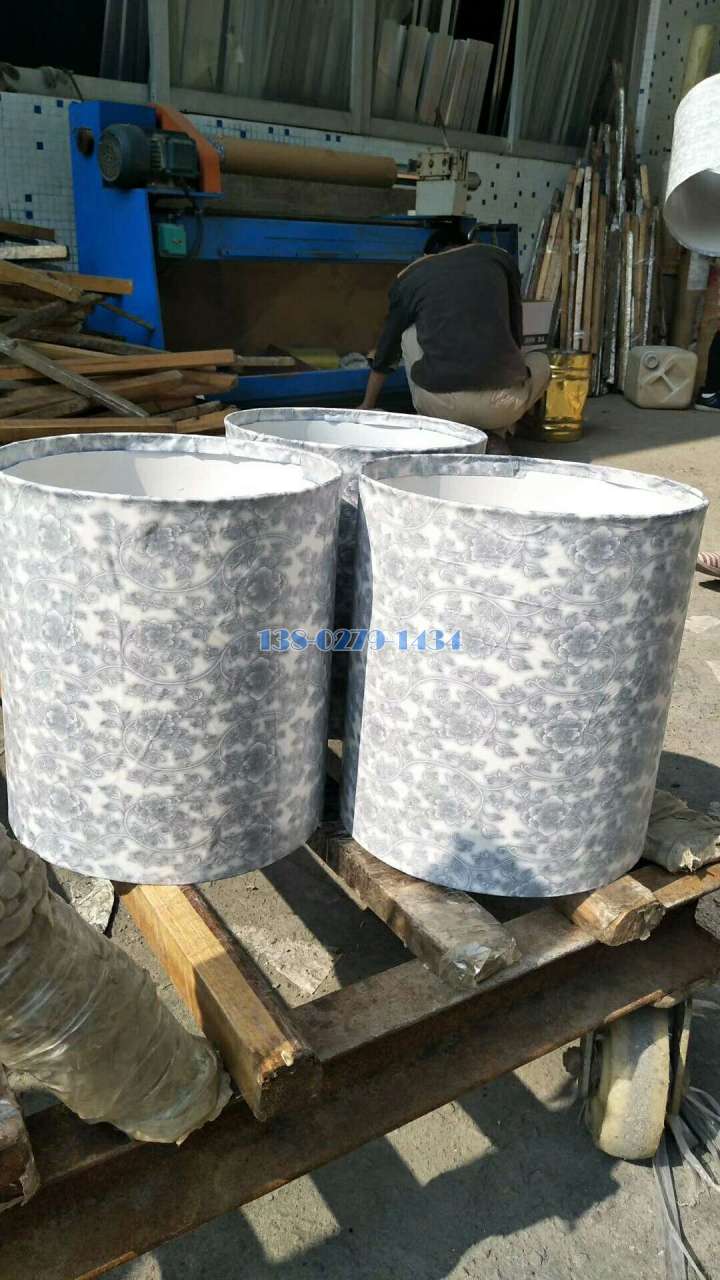 20mm直径青花瓷纹理转印铝纯圆管 20mm直径青花瓷纹理转印铝纯圆管