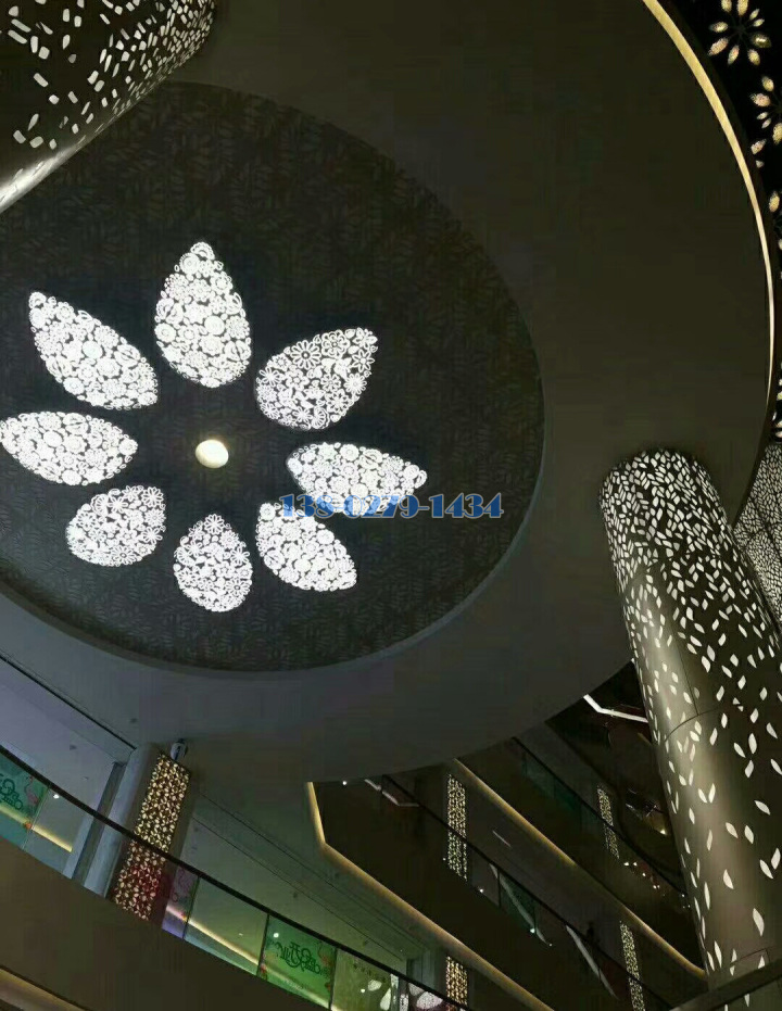 花纹雕刻半透明吊顶铝单板 花纹雕刻半透明吊顶铝单板