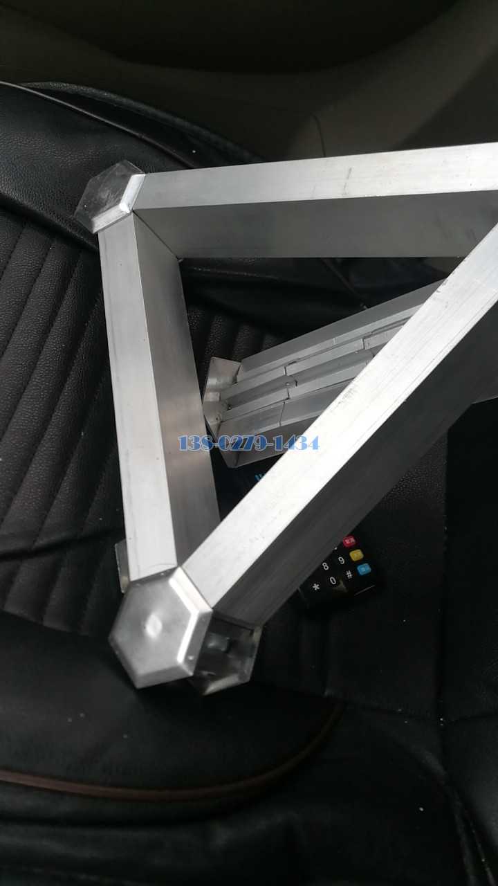 型材方管组合三角形铝格栅基础单元格 型材方管组合三角形铝格栅基础单元格