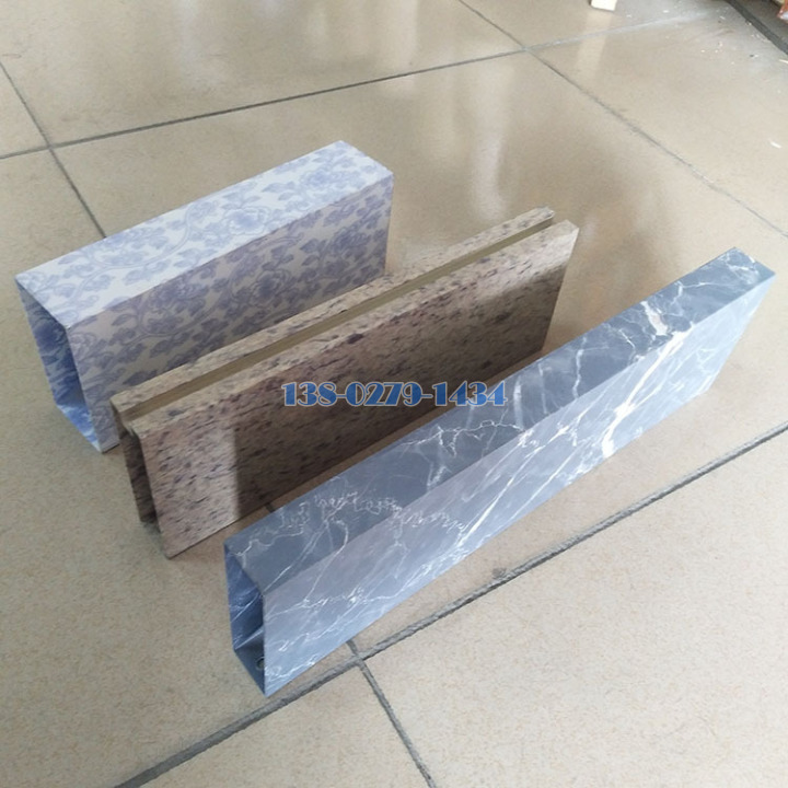青花瓷纹理和石纹颜色转印铝方通 青花瓷纹理和石纹颜色转印铝方通