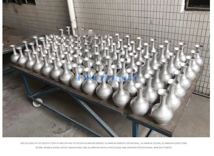 双曲双弧铝单板花瓶工艺品 双曲双弧铝单板花瓶工艺品