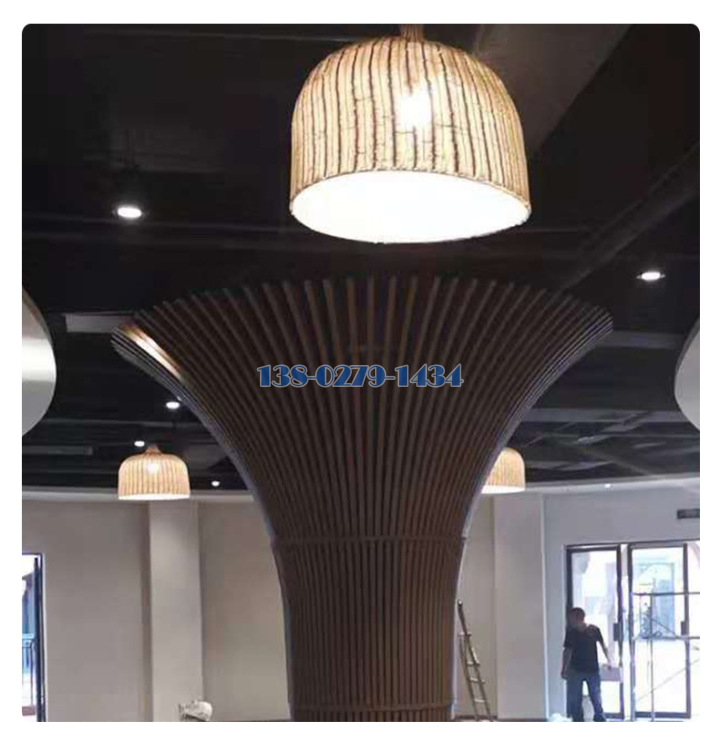包柱铝方通造型树 包柱铝方通造型树