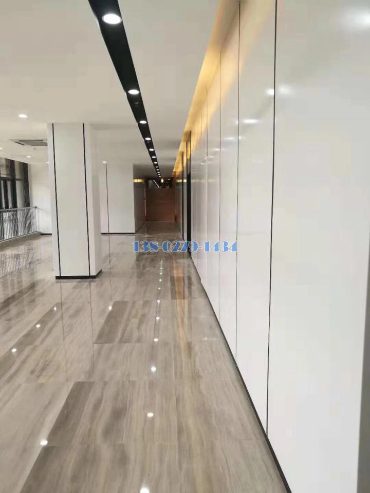 白色烤瓷铝单板包柱暗藏灯槽 白色烤瓷铝单板包柱暗藏灯槽