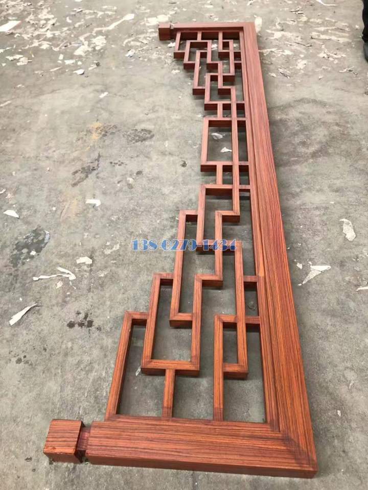 木纹色铝合金挂落 木纹色铝合金挂落