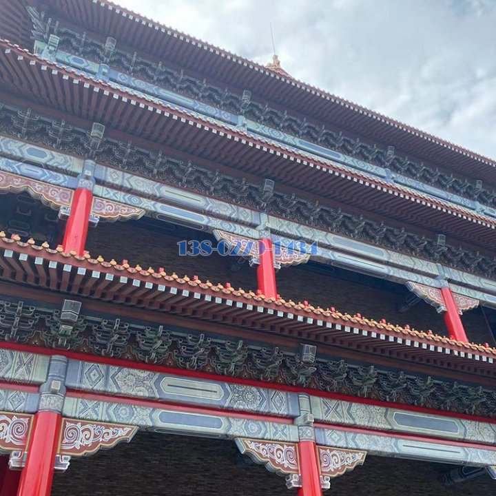 古建筑铝合金门楼 古建筑铝合金门楼