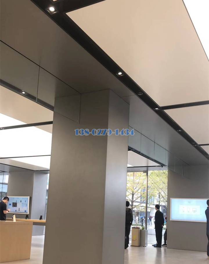 苹果手机专卖店氧化铝单板门头 苹果手机专卖店氧化铝单板门头