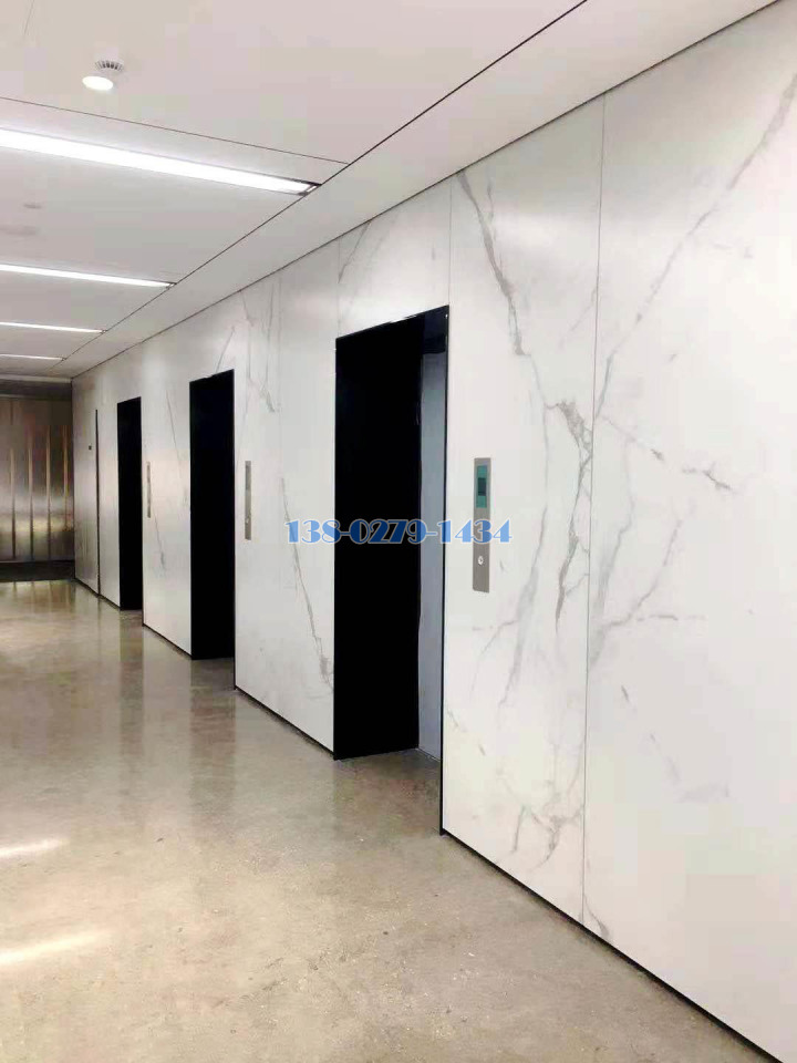 闪电纹石纹铝板上墙效果 闪电纹石纹铝板上墙效果