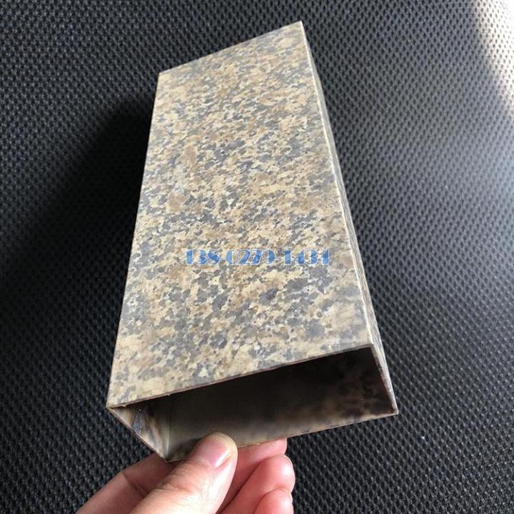 转印石纹铝方管 转印石纹铝方管