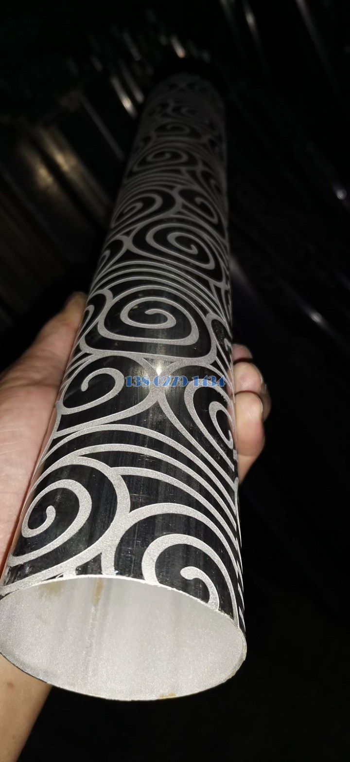 腐蚀纹理铝圆管 腐蚀纹理铝圆管