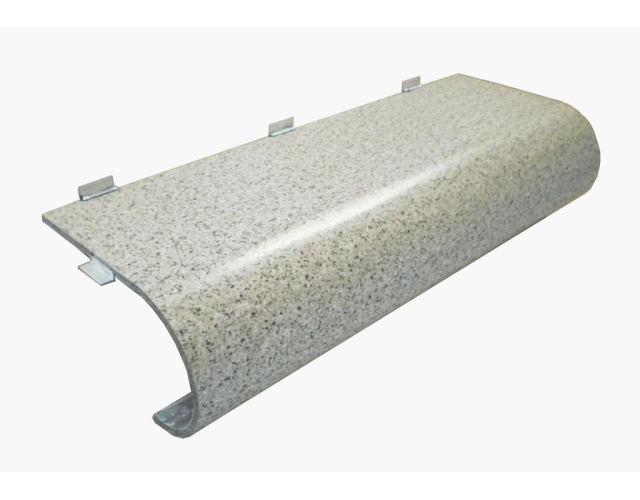 弧形石纹铝单板