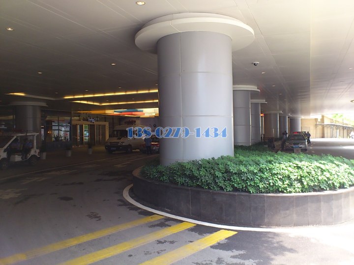 商场前门包柱铝单板 商场前门包柱铝单板