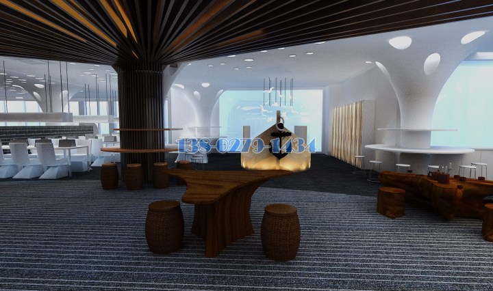 放射發(fā)散型鋁方通吊頂