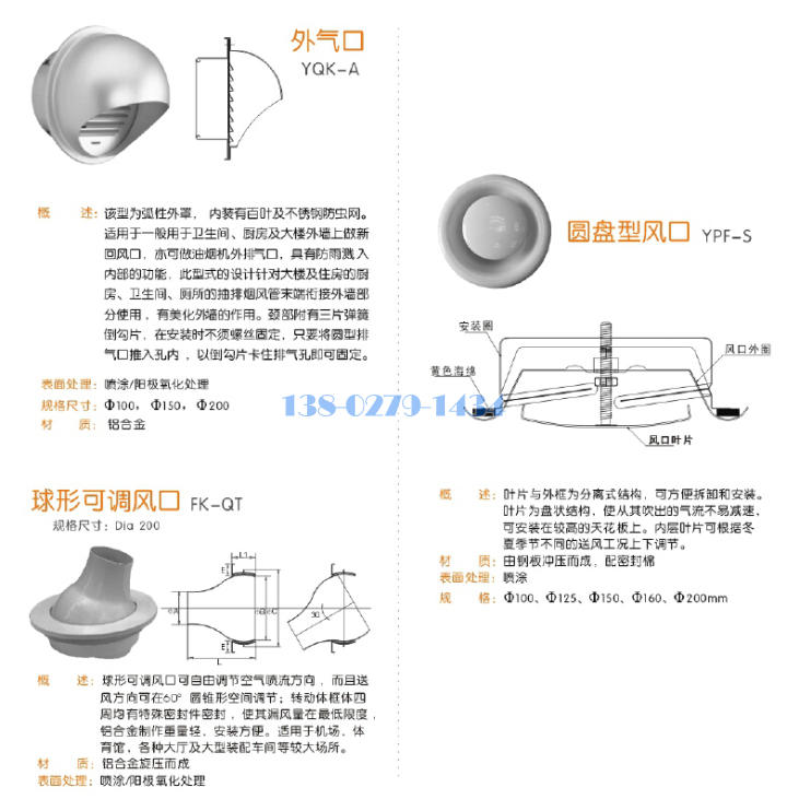 可調風口