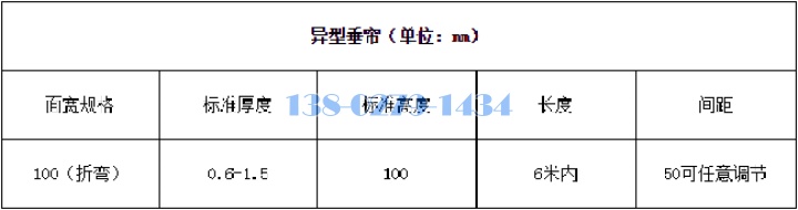 异形铝挂片规格 异形铝挂片规格