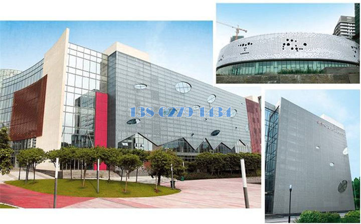 镂空通透整体造型铝单板幕墙 镂空通透整体造型铝单板幕墙