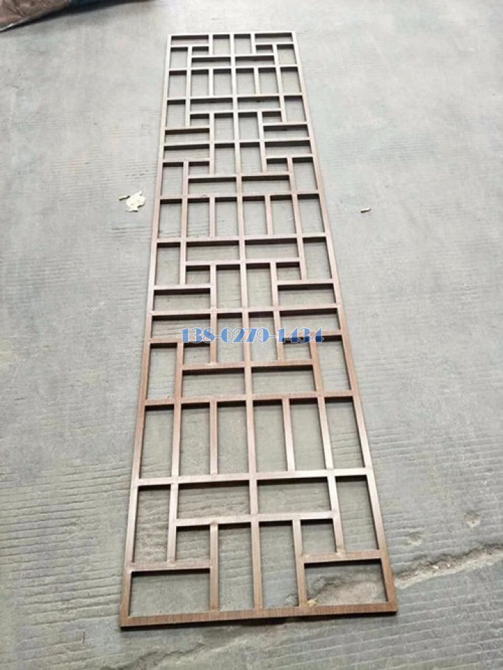 电镀古铜铝合金屏风 电镀古铜铝合金屏风