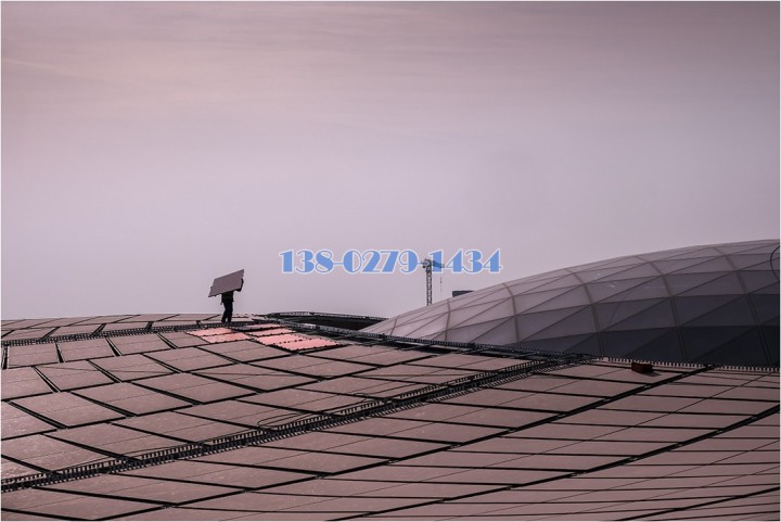 夕阳下的在建大兴机场 夕阳下的在建大兴机场