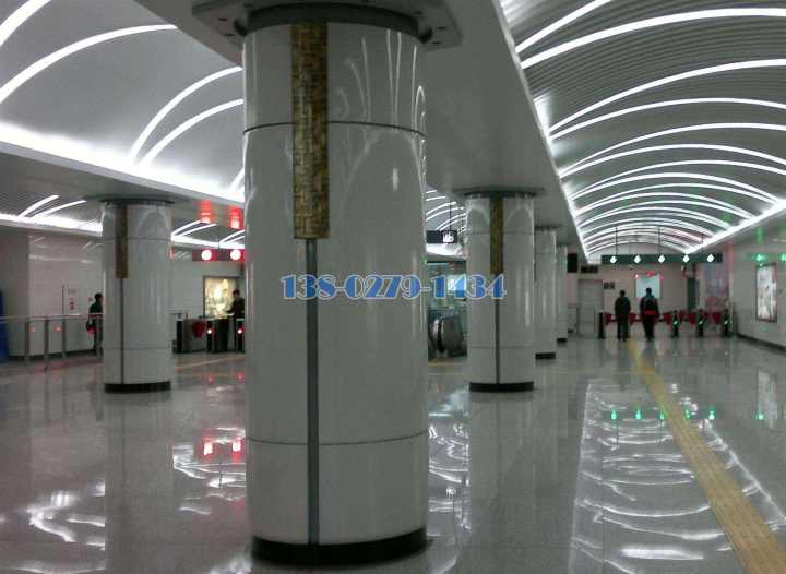地铁烤瓷铝单板包柱 地铁烤瓷铝单板包柱