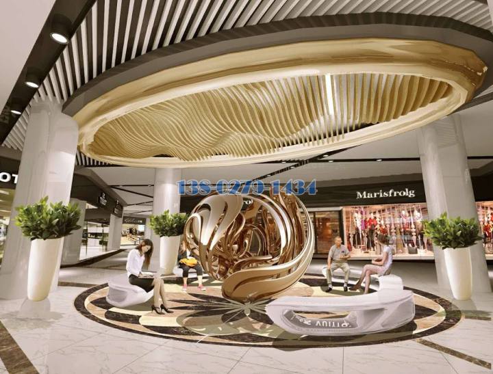 前台礼堂圆形吊顶 前台礼堂圆形吊顶