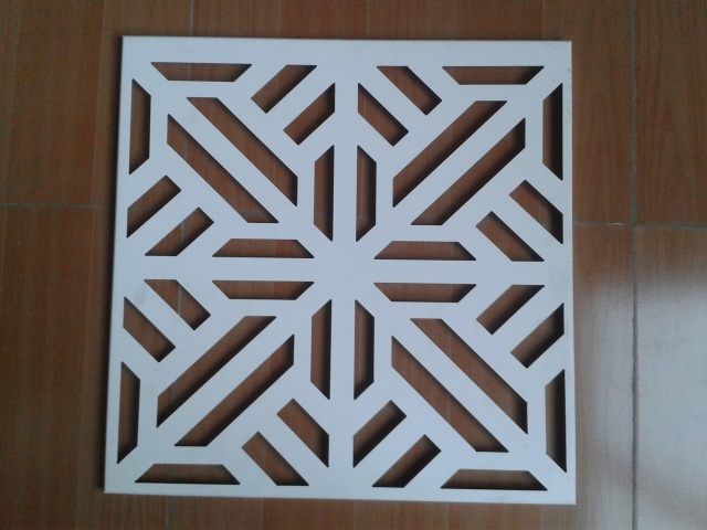 雕花铝扣板正面