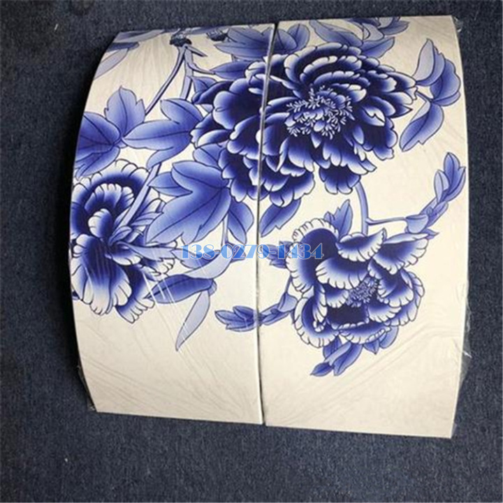 弧形青花瓷铝单板 弧形青花瓷铝单板