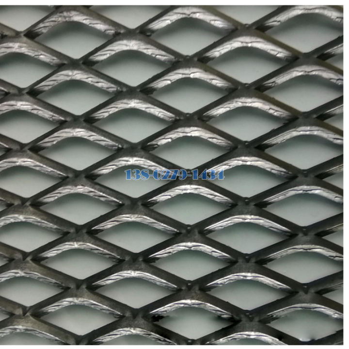 5.0mm厚棱形孔鋁拉網(wǎng)板芯