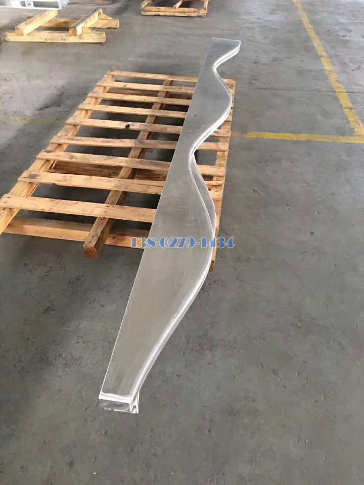 波浪弧形铝方通半成品 波浪弧形铝方通半成品