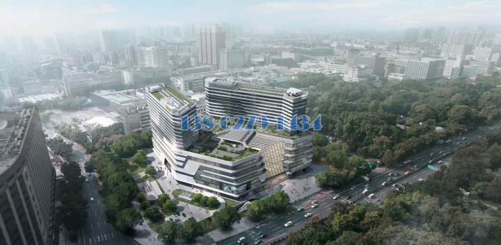 广州越秀会展中心大楼鸟瞰图 广州越秀会展中心大楼鸟瞰图