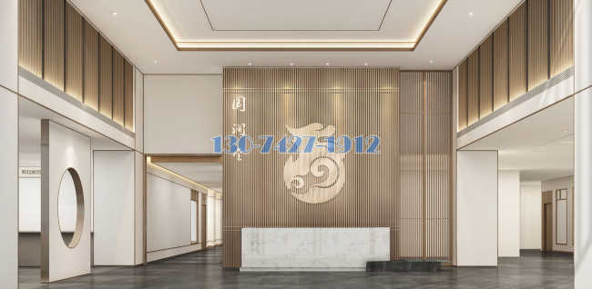 前臺玄關電鍍金色鋁合金屏風