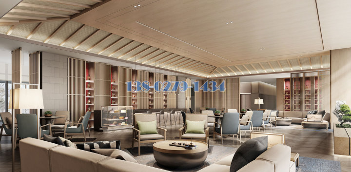 酒吧吊頂木紋鋁單板和鋁方通