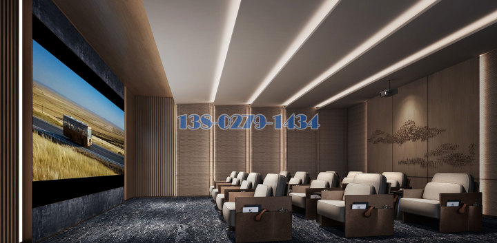 電影院吊頂和墻面木紋鋁單板