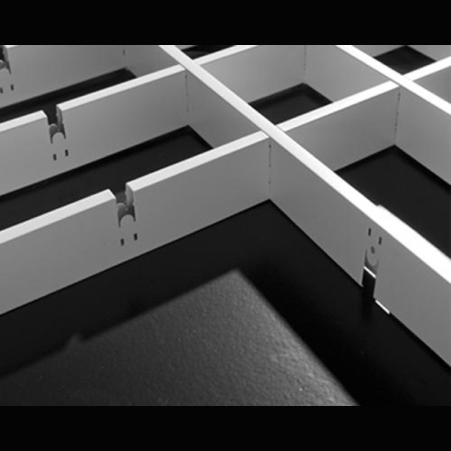 铝格栅主副龙骨